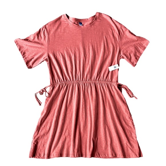 Old Navy Dresses & Skirts - OLD NAVY coral/peach elastic waist mini dress size XL - NWT!